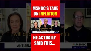 MSNBC Actually Said This About Inflation And The GOP😒#shorts #inflation #fakenews