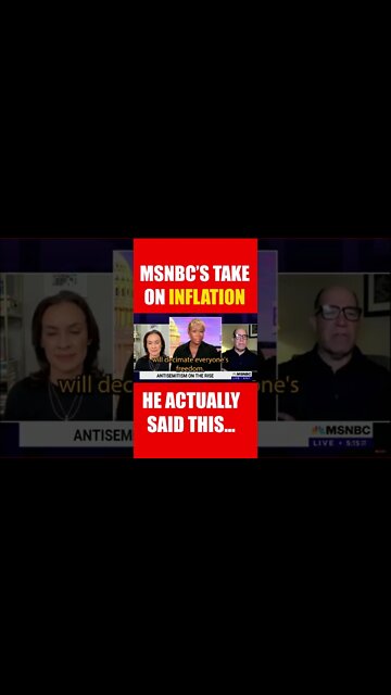 MSNBC Actually Said This About Inflation And The GOP😒#shorts #inflation #fakenews