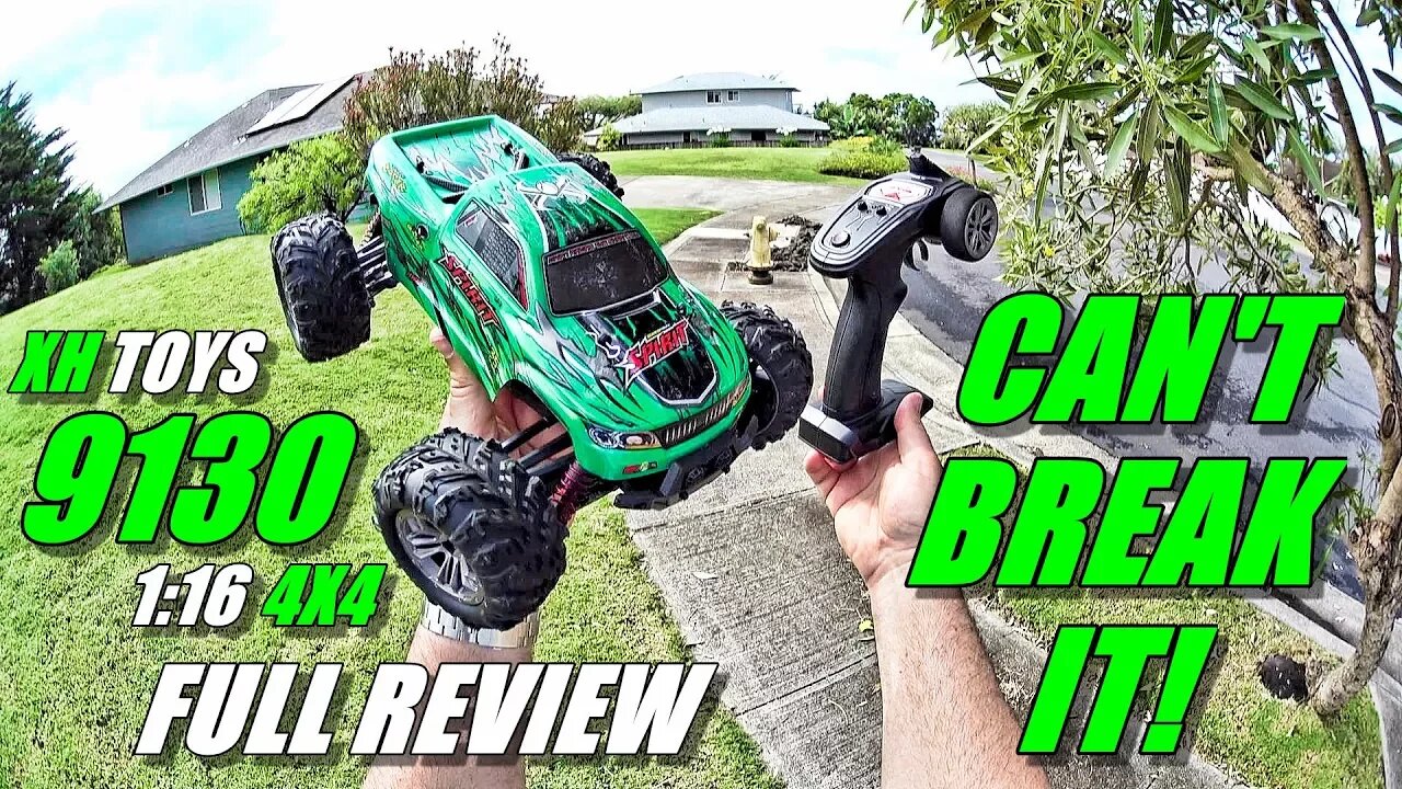 XH TOYS 9130 1:16 4x4 RC Truck Review - (Unboxing, Inspection, Bash Test!, Pros & Cons)