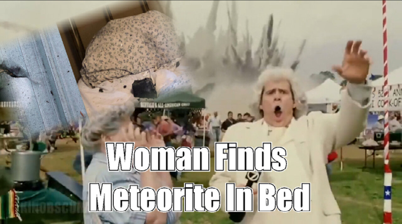 Ontario woman wakes😲 to meteorite🌠 landing on her pillow🛏