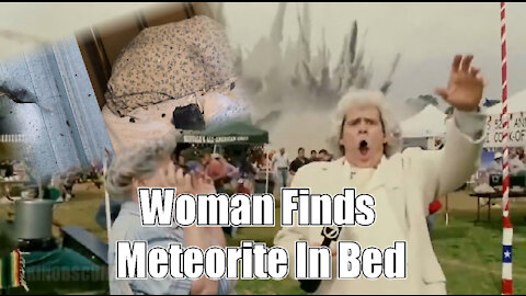 Ontario woman wakes😲 to meteorite🌠 landing on her pillow🛏