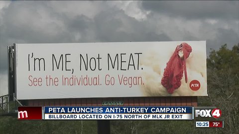 PETA buys anti-turkey billboard in Fort Myers