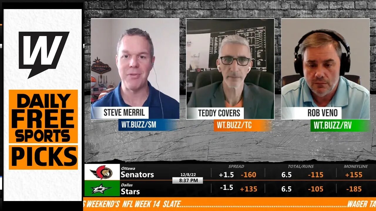 Free Sports Picks | WagerTalk Today | NFL Prop Bets | UFC 282 Betting Preview | Dec 8