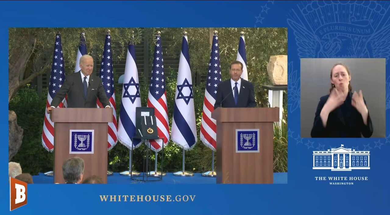 LIVE: President Biden Receiving the Israeli Presidential Medal of Honor...