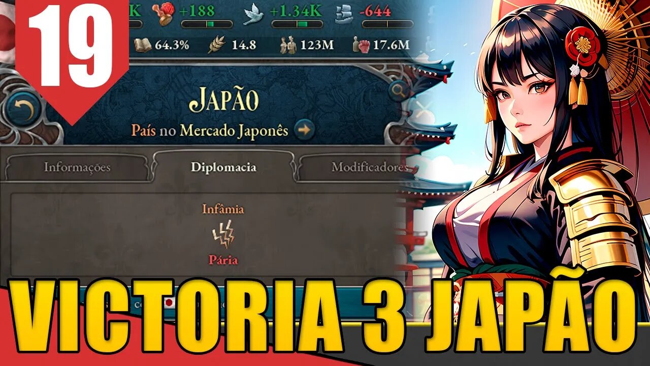 INFAMOUS - Victoria 3 Shogunato Japonês #19 [Gameplay PT-BR]