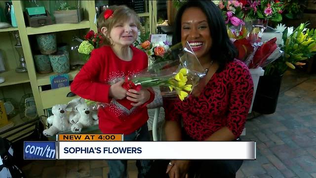 Bank of Flowers awards bouquet to non-verbal 8-year-old