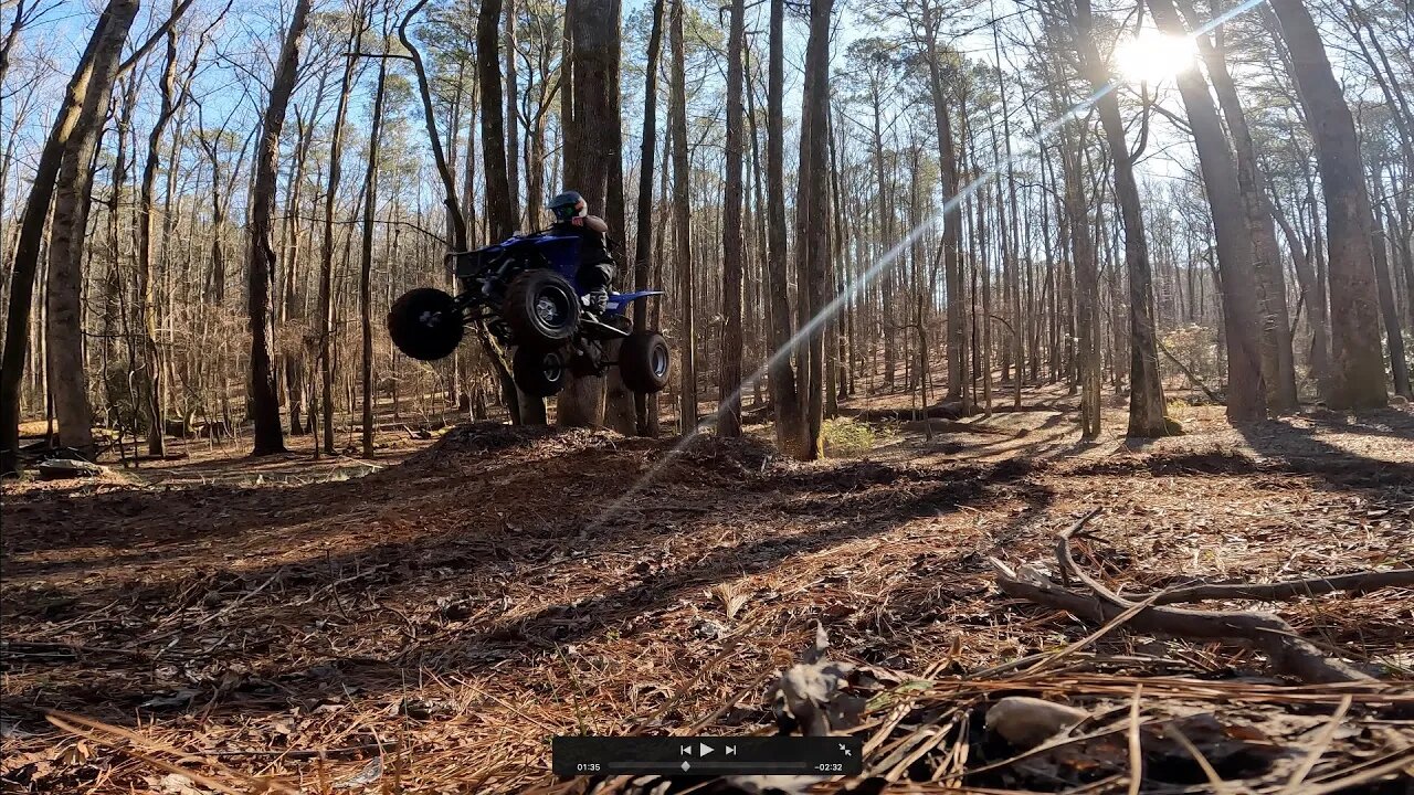 Yamaha Yfz 450r Woods Loop Riding