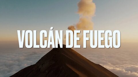 Flying over Volcán de Fuego