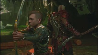 Meeting Hildisvini | God of War: Ragnarök 4K Clips (PS5, PS4) | God of War Ragnarok