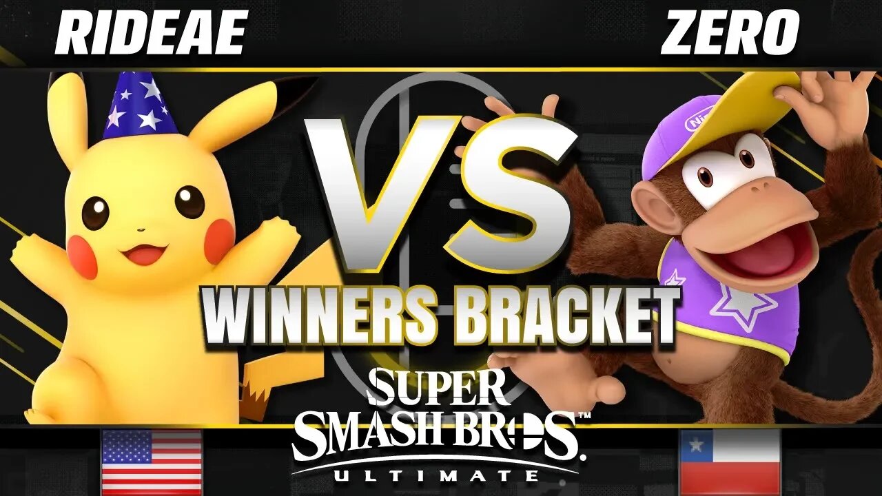 Rideae (Pikachu) vs. Tempo | ZeRo (Diddy Kong) - Ultimate Top 48 - SC United