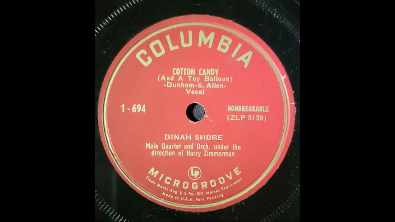 Dinah Shore - Cotton Candy