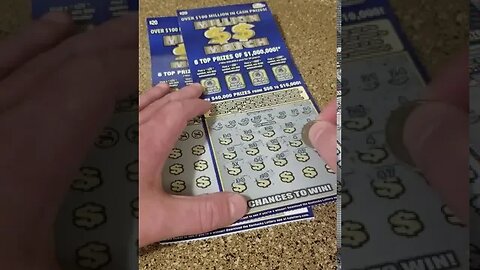 WINNING 5X Million Match Lottery Ticket Scratch Off!!