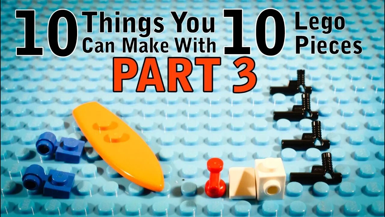 10 things you can make with 10 Lego Pieces - part 3