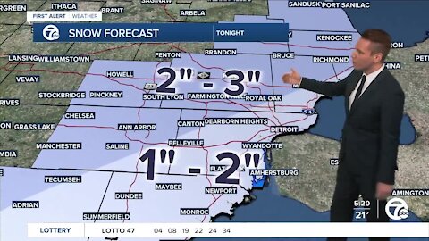 Metro Detroit Forecast: Winter Weather Advisory tonight; cold and very windy tomorrow