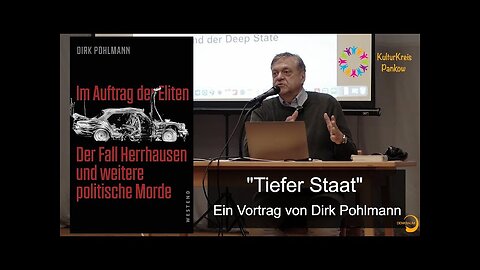 4.12.23 🧠🪠Dirk Pohlmann, 👉Vortrag Tiefer Staat