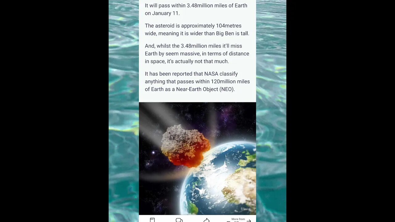 LARGE ASTEROID ABOUT TO CRASH THROUGH EARTHS ATMOSPHERE!!!