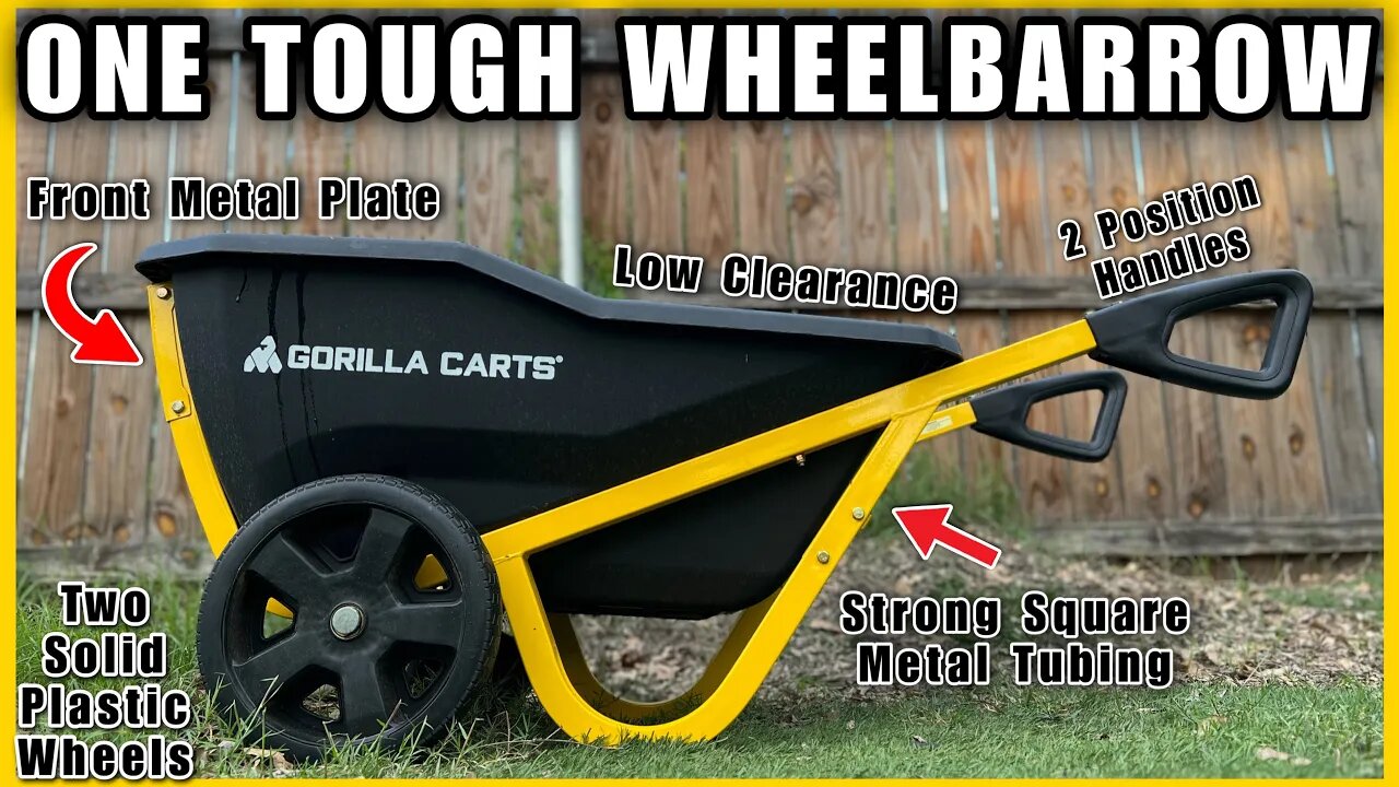 BEST Wheelbarrow / Yard Cart On The Market!