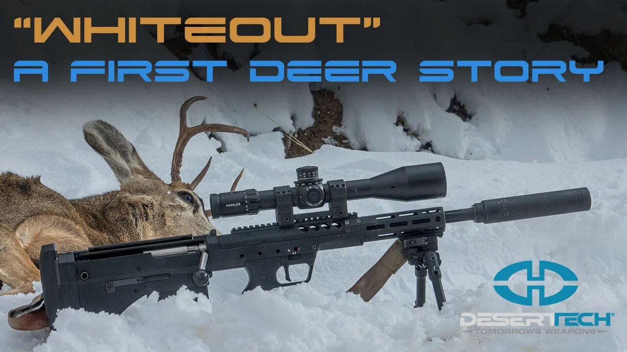 A First Deer Story: Deer hunting with the Desert Tech SRS A2 Covert 6.5 Creedmoor