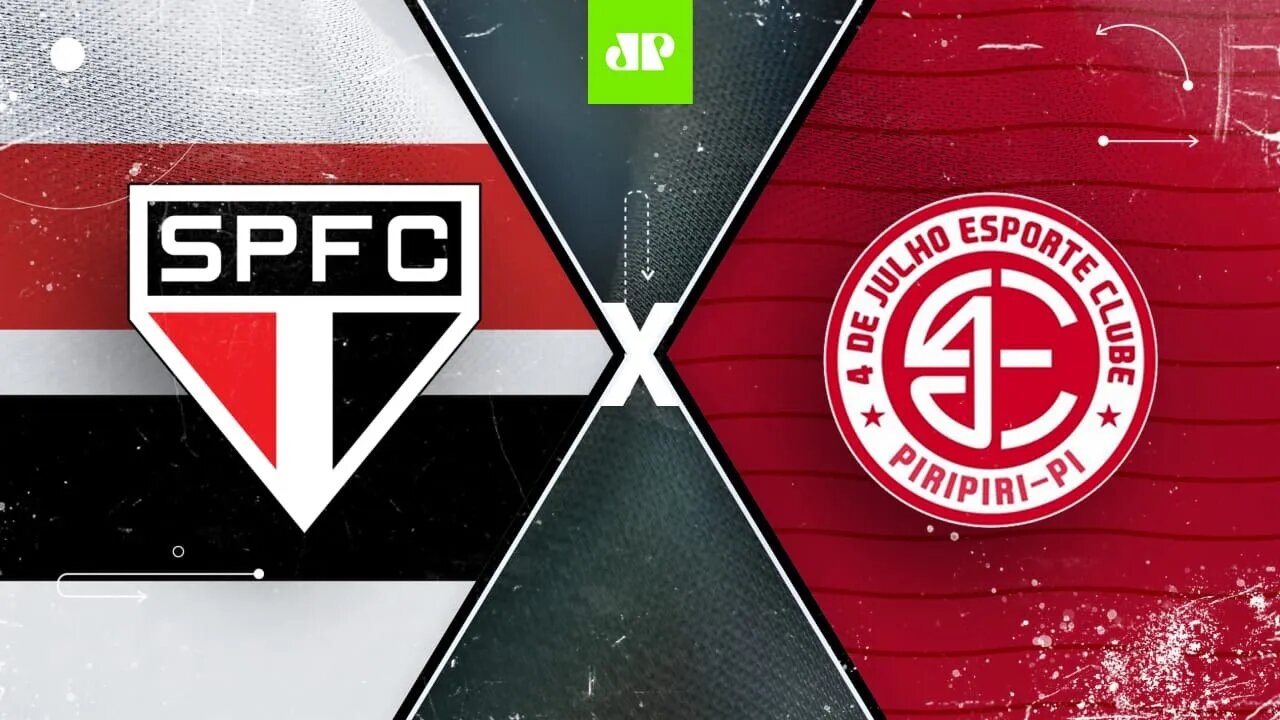 São Paulo 9 x 1 4 de Julho - 08/06/2021 - Copa do Brasil