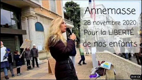 Annemasse - pour la LIBERTÉ de nos enfants - 28.11.20