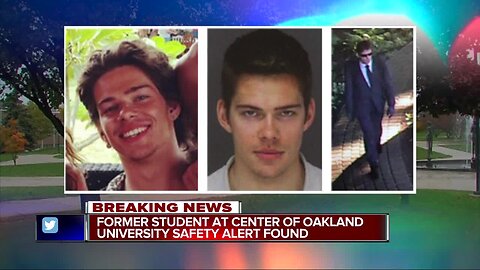 Oakland University police locate student who was banned from campus, may have access to weapons