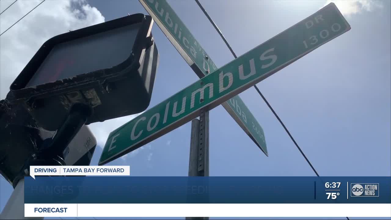 Safety changes coming to Columbus Drive from Nebraska Avenue to 14th Street in Tampa