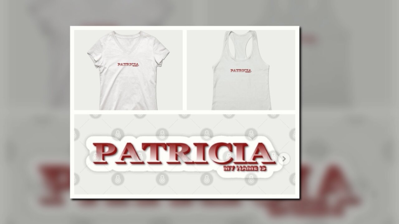 PATRICIA. MY NAME IS PATRICIA. SAMER BRASIL (TEEPUBLIC)