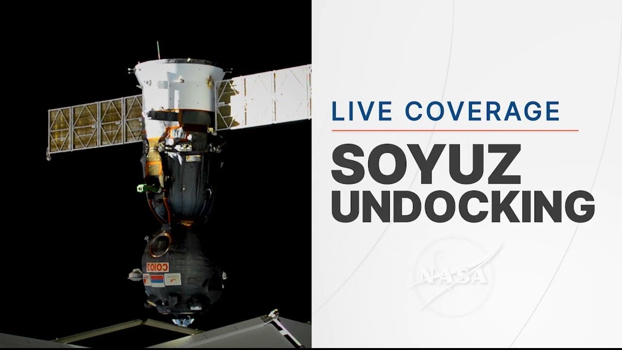 Soyuz MS-23 International Space Station Undocking - 2023