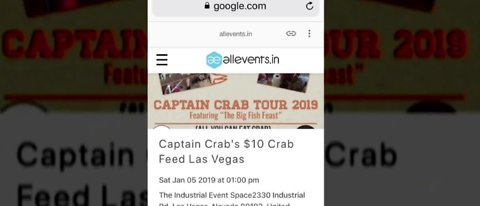 People buy tickets for fake crab festival