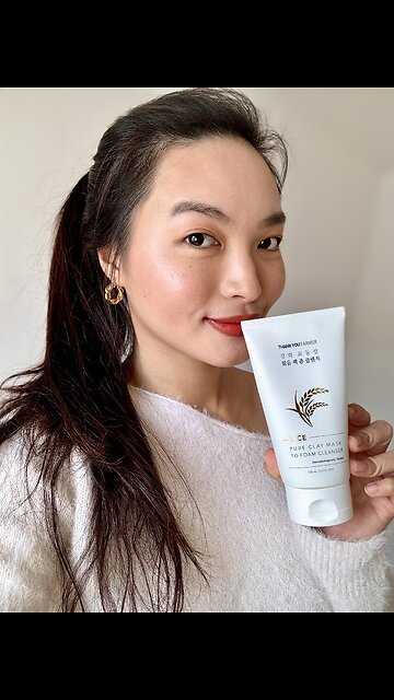 THANK YOU FARMER - Rice Pure Clay Mask to Foam Cleanser