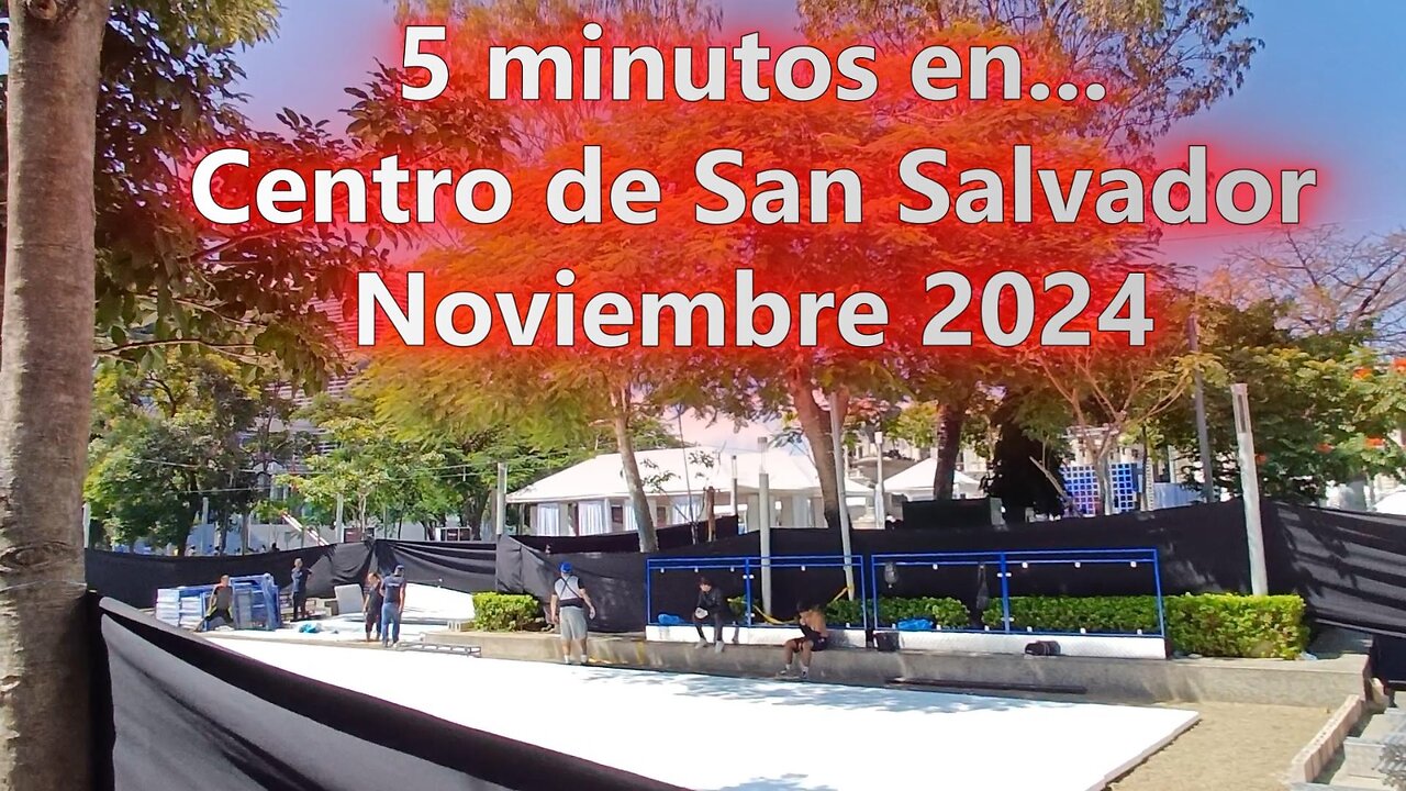 #5minutos en el #centrohistórico de #sansalvador x PLAZA BARRIOS #noviembre2024 #recorridourbano