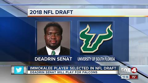 Former Immokalee High School student makes it to the NFL after being drafted by the Atlanta Falcons