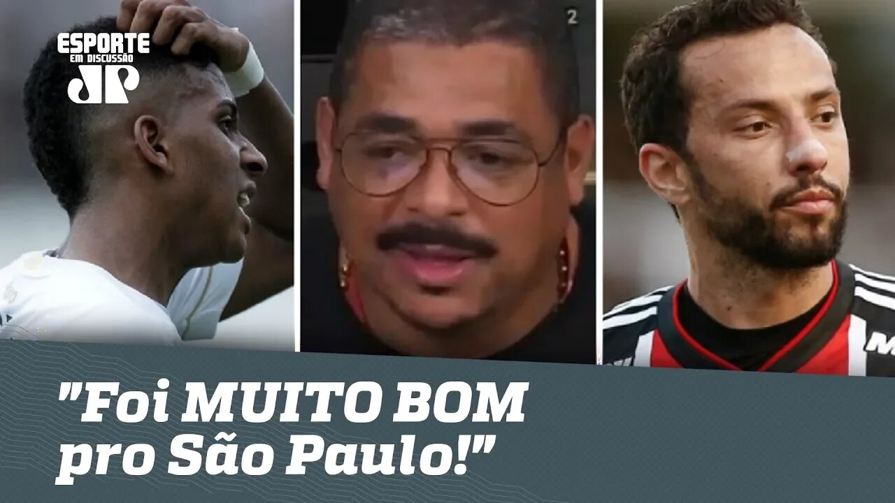 Vampeta: "0 a 0 com Santos foi MUITO BOM pro São Paulo!"