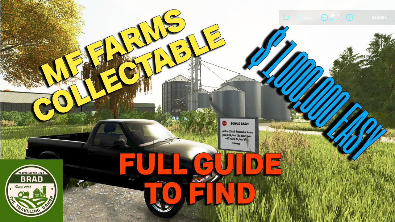 FarmingSimulator22 MF Map $1,000,000 Collectable How To...