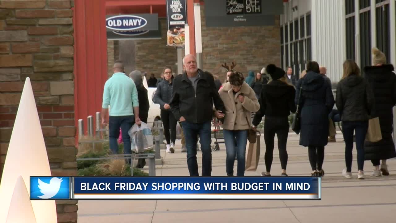 Black Friday shopping with a budget in mind