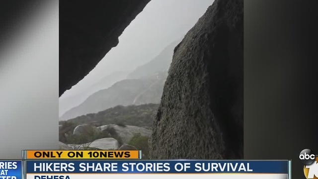 Hikers share stories of survival