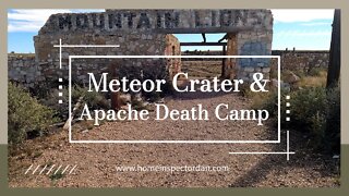 Apache Death Camp Cave and Meter Crater walkthrough near Winslow Arizona 2022