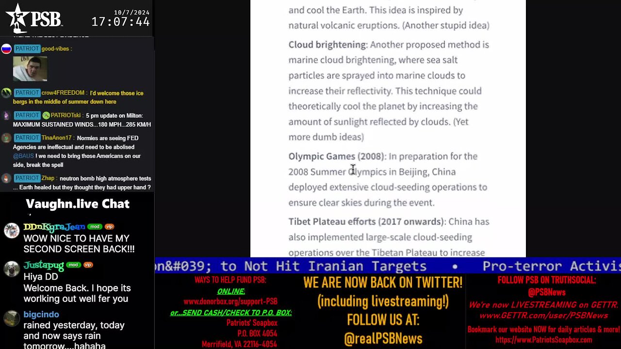 2024-10-07 17:00 EDT - Freedom Rings: with Pamphlet Anon