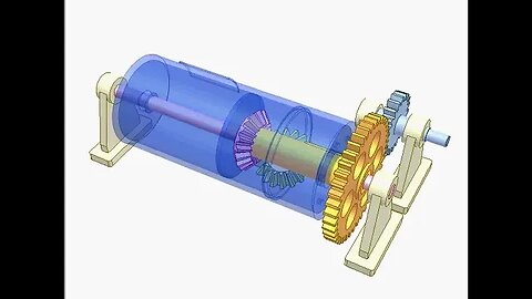 2394 Converting Rotation to Rotary and Linear reciprocating motion 1