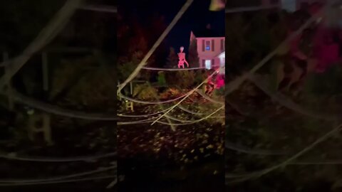 Large Spooky Scary Skeleton Halloween Decor