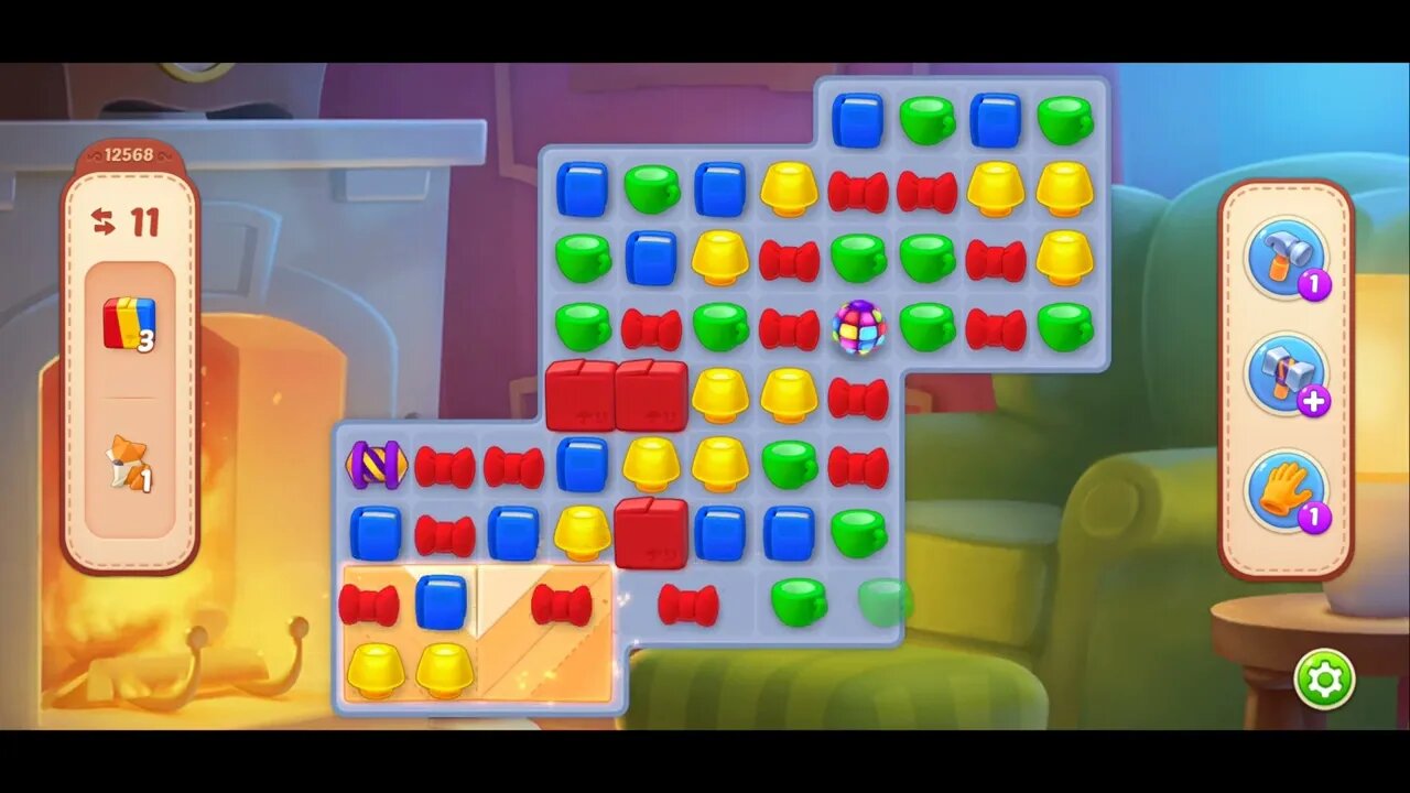 Playrix Homescapes Gameplay Walkthrough Level 12568