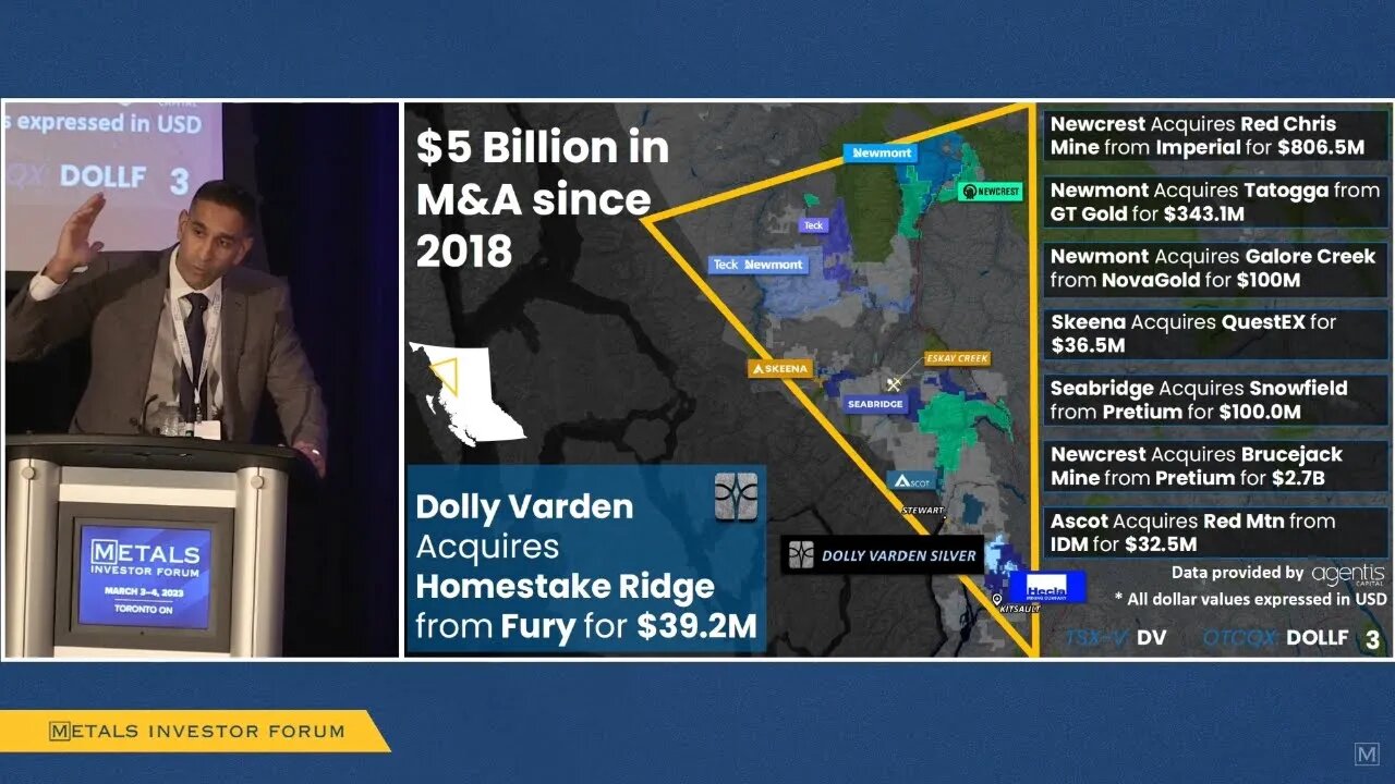 Shawn Khunkhun of Dolly Varden Silver Corporation presents at the Metals Investor Forum, March 2023