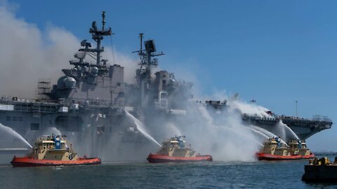 Navy has yet to explain cause of Bonhomme Richard fire, nearly a year later