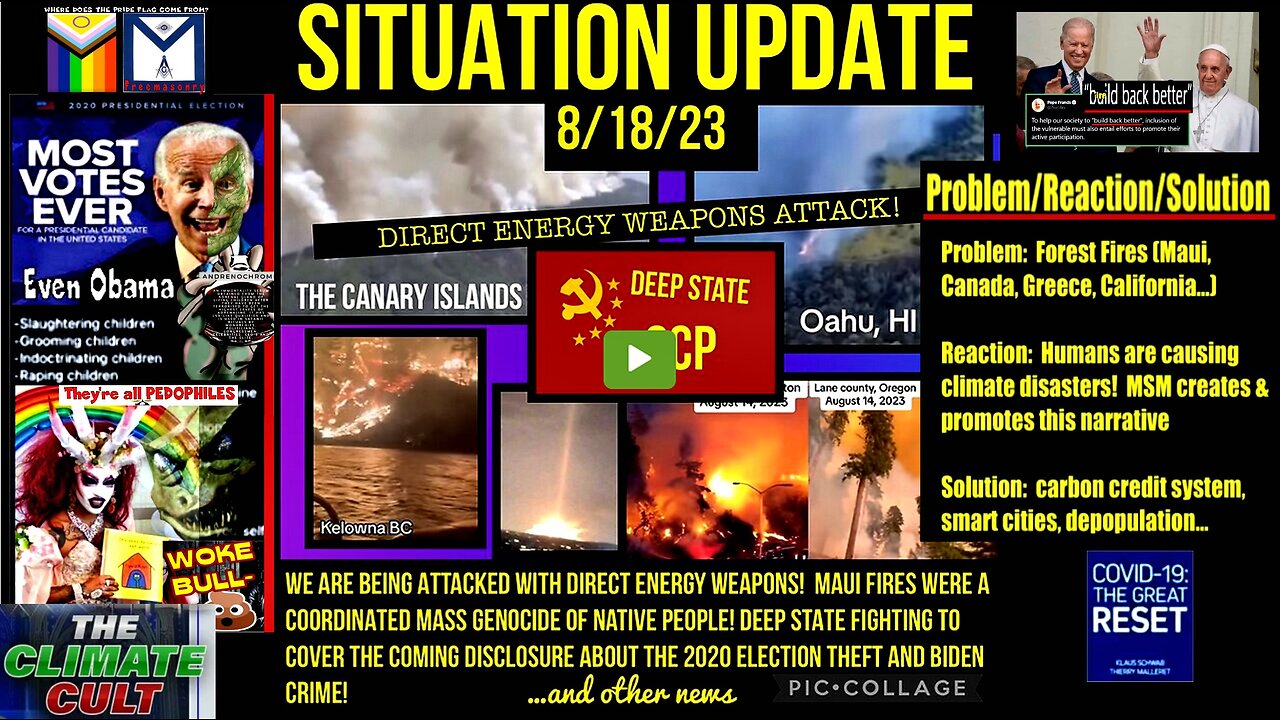 SITUATION UPDATE 8/18/23 (Related info and links in description)