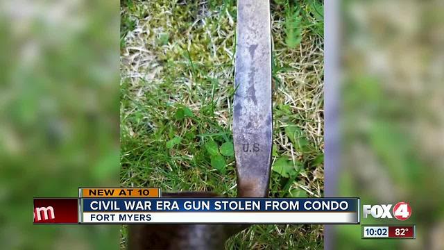 Bayonet swiped from home during open house