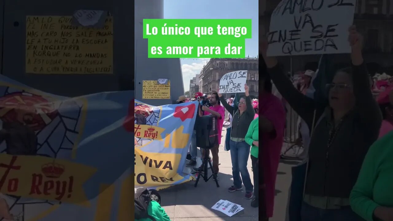 LO ÚNICO QUE TENGO ES AMOR PARA DAR: CRISTEROS EN MARCHA 23 FEBRERO 2023, el INE no se toca