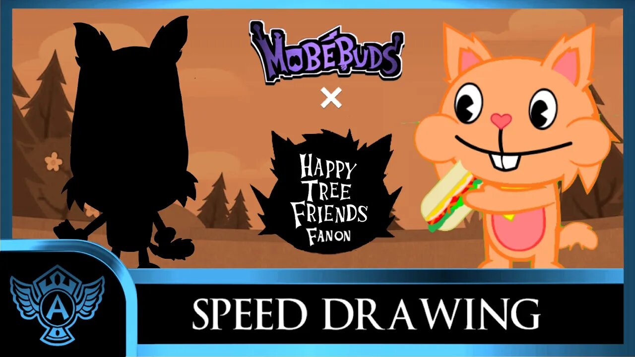 Speed Drawing: Happy Tree Friends Fanon - Subline | Mobebuds Style