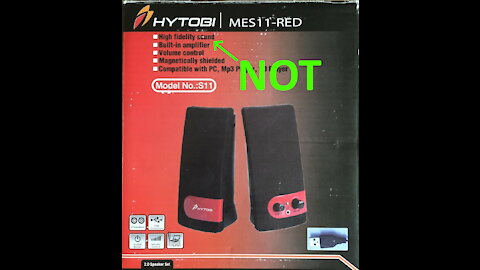 Awful speakers, or just a defective pair? | HYTOBI MES11-RED