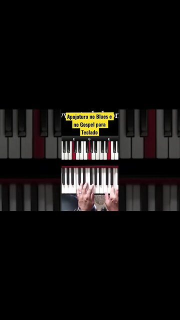 Apojatura no Blues e no Gospel para Teclado