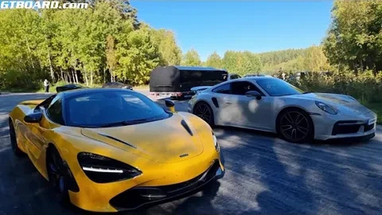 Brutal launches of the Porsche 992 Turbo S, McLaren 720S + M5 CS! Extreme performance in 4k 60p!